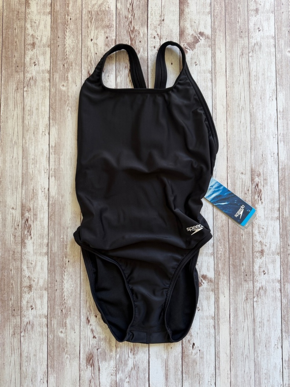 Speedo Pro Lt One-Piece Swimsuit sz 30 Women’s Black Performance Racerback